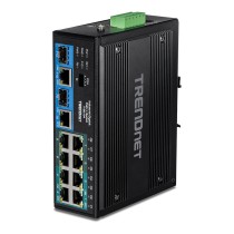 Buy TRENDnet TI-BG104 10 Port Rail Switch. Industrial Gigabit PoE++ DIN-Rail in Cyprus, Nicosia, Limassol, Larnaka, Pafos