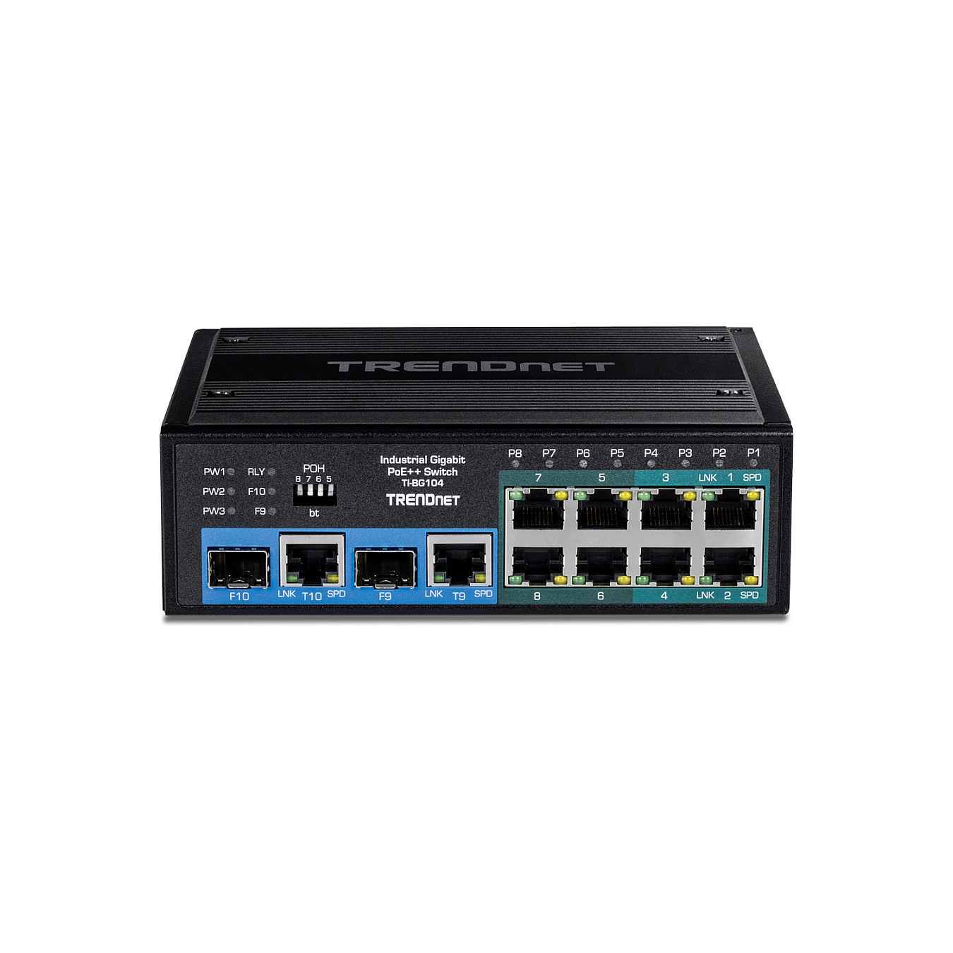 Buy TRENDnet TI-BG104 10 Port Rail Switch. Industrial Gigabit PoE++ DIN-Rail in Cyprus, Nicosia, Limassol, Larnaka, Pafos