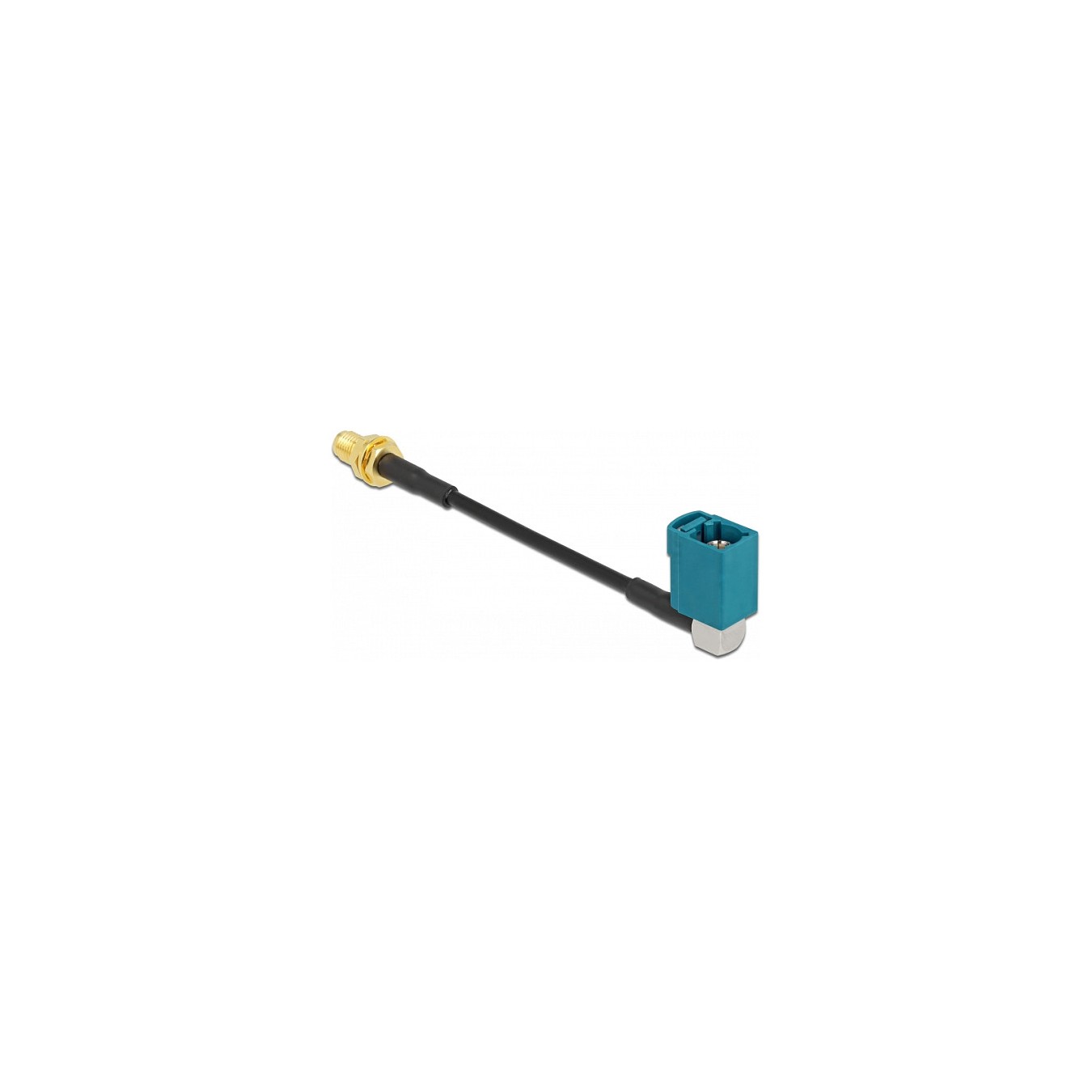 Buy DELOCK Antennenkabel FAKRA Z Buchse 90 zu SMA Buchse zum Einbau RG-174 10cm in Cyprus, Nicosia, Limassol, Larnaka, Pafos