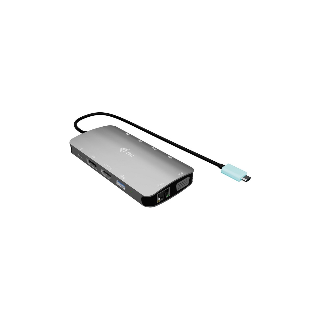Buy D I-TEC USB-C Metal Nano 3x Display Docking Station 1x DP 1x HDMI 1x VGA 1x GLAN 1x USB-C Gen1 4x USB-A Gen1 Power De... in 