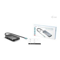 Buy D I-TEC USB-C Metal Nano 3x Display Docking Station 1x DP 1x HDMI 1x VGA 1x GLAN 1x USB-C Gen1 4x USB-A Gen1 Power De... in 