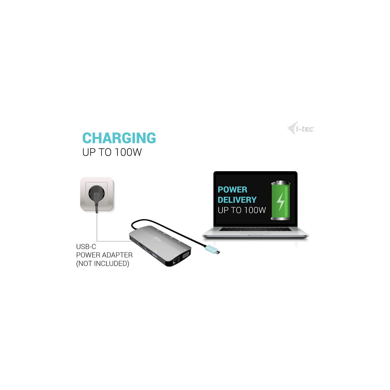 Buy D I-TEC USB-C Metal Nano 3x Display Docking Station 1x DP 1x HDMI 1x VGA 1x GLAN 1x USB-C Gen1 4x USB-A Gen1 Power De... in 