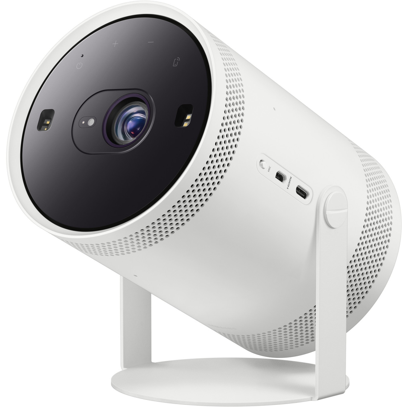 Samsung Freestyle SP-LFF3CLA - Full HD 1080p 230-Lumen Portable DLP LED Projector - White, USB-C, Wi-Fi