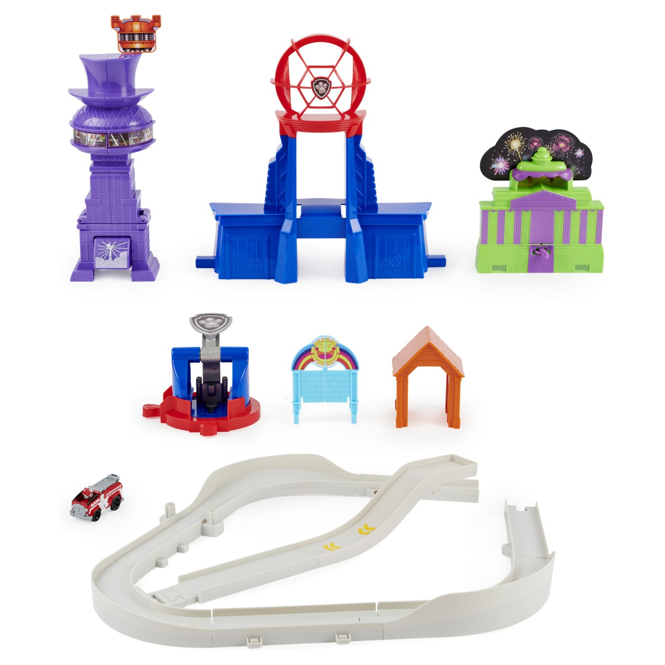 Buy Spinmaster Paw Patrol. True Metal Total City Rescue Movie Rennstrecken-Set (mit exklusivem Marshall-Fahrzeug) in Cyprus, Nic