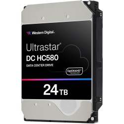 Western Digital Ultrastar DC HC580 24TB - 7200 RPM 512MB SATA III HDD - WUH722424ALE6L4 (Bulk)