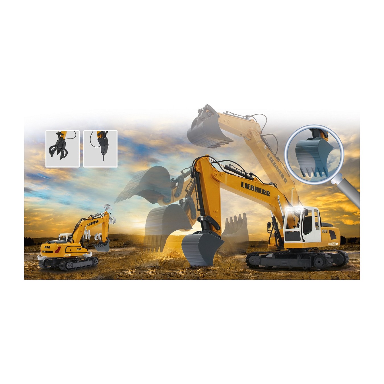 Buy Jamara Bagger Liebherr R936 1:20 2.4G 6+ in Cyprus, Nicosia, Limassol, Larnaka, Pafos