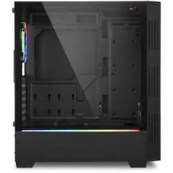 Buy Sharkoon RGB LIT 200 - Mid Tower PC Case - Black, RGB Front Fans, ATX/mATX/M... in Cyprus, Nicosia, Limassol, Larnaka, Pafos