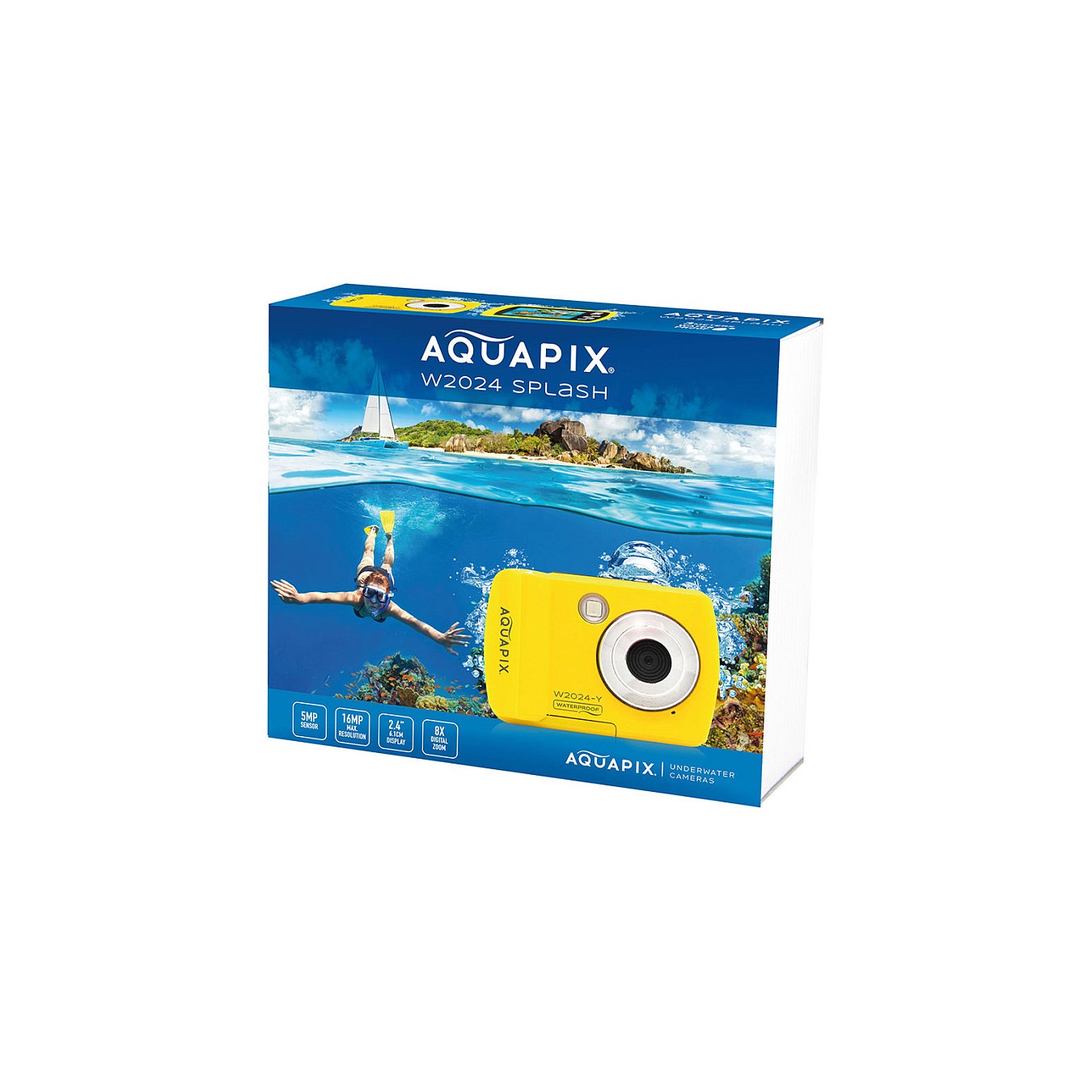 Buy Easypix Aquapix W2024 Splash gelb in Cyprus, Nicosia, Limassol, Larnaka, Pafos