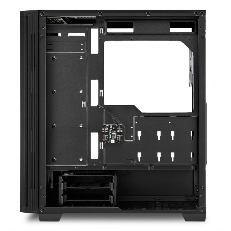 Buy Sharkoon RGB LIT 200 - Mid Tower PC Case - Black, RGB Front Fans, ATX/mATX/M... in Cyprus, Nicosia, Limassol, Larnaka, Pafos