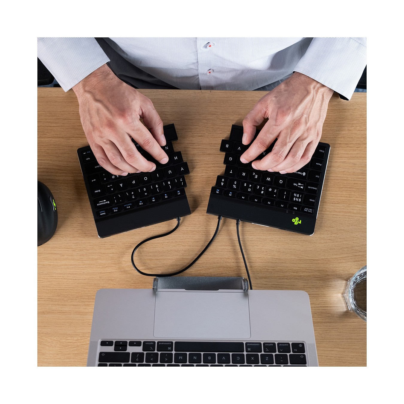 Buy R-Go Split Break Ergonomische Tastatur, QWERTZ (DE) - schwarz, kabelgebunden in Cyprus, Nicosia, Limassol, Larnaka, Pafos