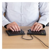 Buy R-Go Split Break Ergonomische Tastatur, QWERTZ (DE) - schwarz, kabelgebunden in Cyprus, Nicosia, Limassol, Larnaka, Pafos