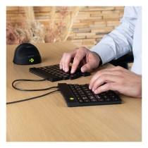 Buy R-Go Split Break Ergonomische Tastatur, QWERTZ (DE) - schwarz, kabelgebunden in Cyprus, Nicosia, Limassol, Larnaka, Pafos