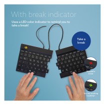 Buy R-Go Split Break Ergonomische Tastatur, QWERTZ (DE) - schwarz, kabelgebunden in Cyprus, Nicosia, Limassol, Larnaka, Pafos