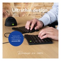Buy R-Go Split Break Ergonomische Tastatur, QWERTZ (DE) - schwarz, kabelgebunden in Cyprus, Nicosia, Limassol, Larnaka, Pafos