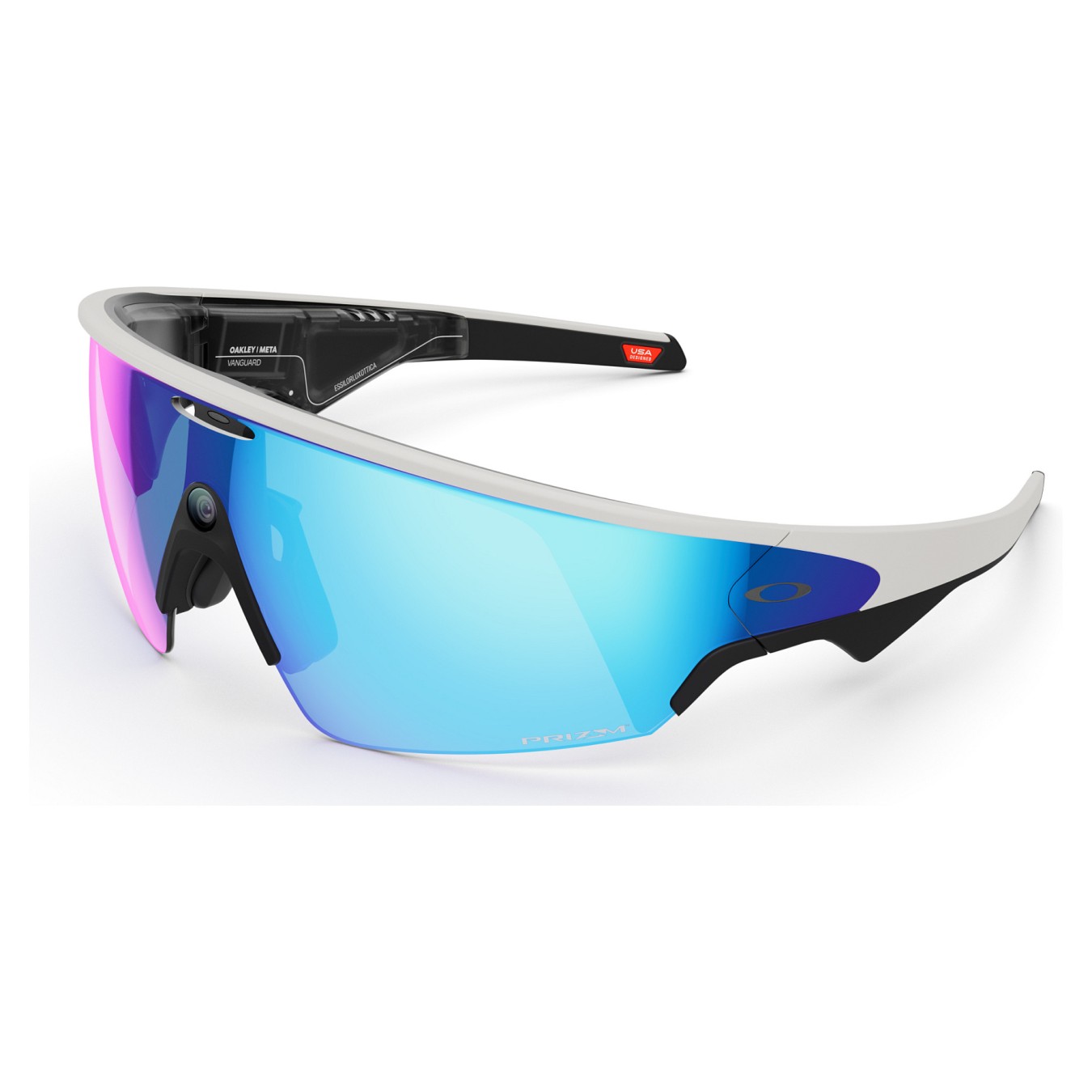 Buy META Oakley Vanguard. Meta AI. White. Prizm Sapphire AI Glass in Cyprus, Nicosia, Limassol, Larnaka, Pafos