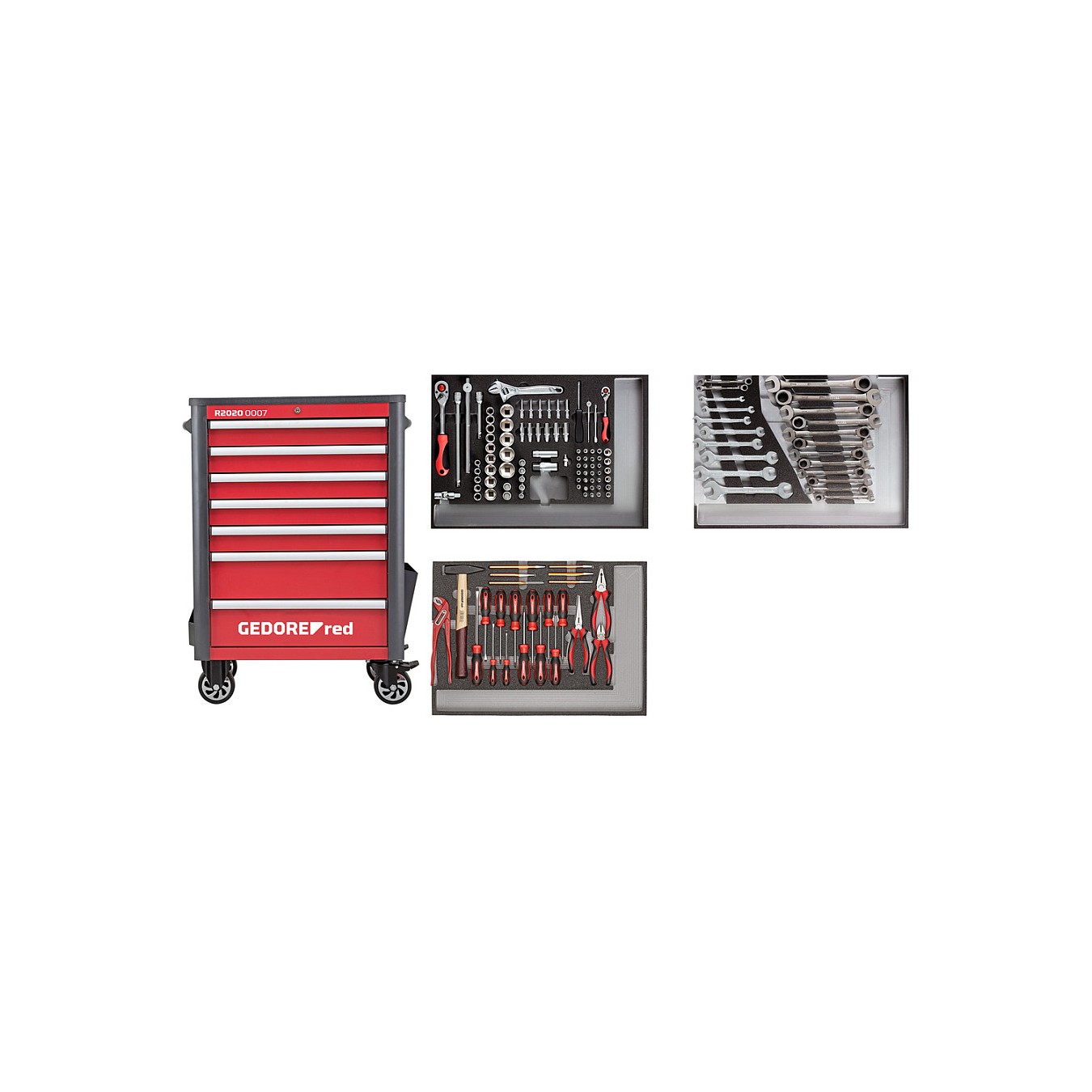 Buy Gedore red Werkzeugwagen WINGMAN (rot. inkl. 129 Werkzeuge) in Cyprus, Nicosia, Limassol, Larnaka, Pafos