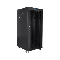 Buy 19' 22U 800x800 freist. LCD Glastür (FlatPack) sw (Speditionsversand) in Cyprus, Nicosia, Limassol, Larnaka, Pafos