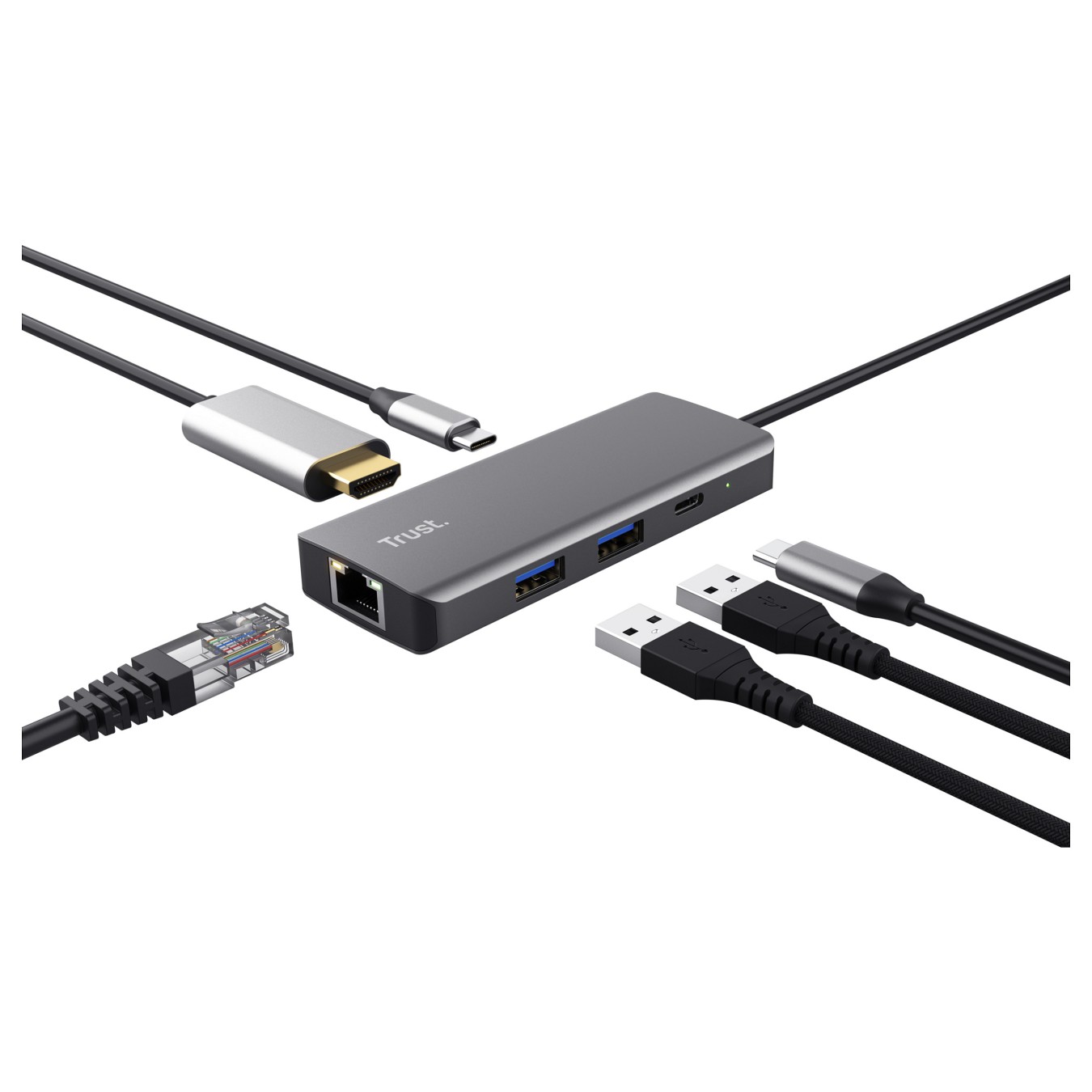 Buy Trust Dalyx - Dockingstation - für Laptop - USB-C in Cyprus, Nicosia, Limassol, Larnaka, Pafos