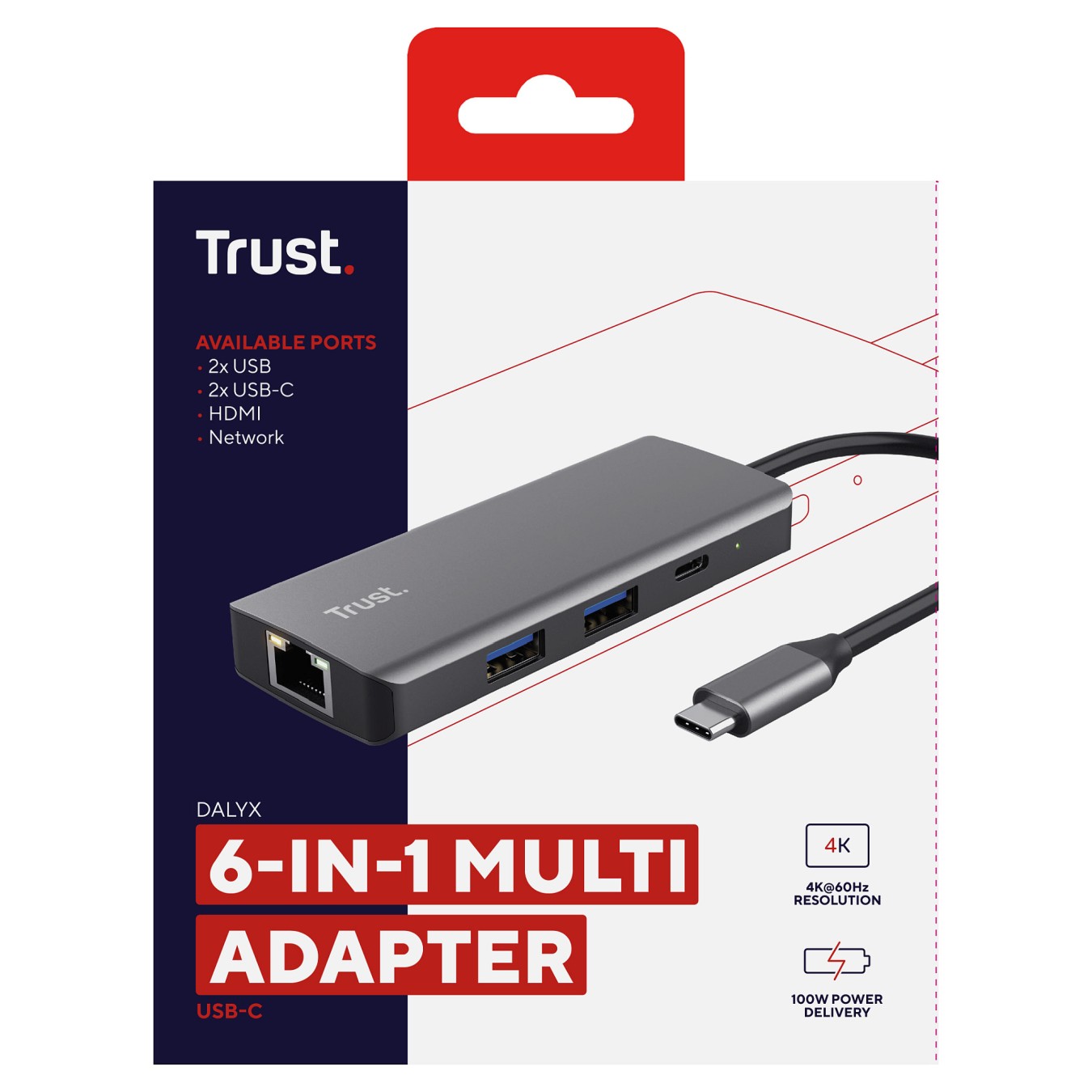 Buy Trust Dalyx - Dockingstation - für Laptop - USB-C in Cyprus, Nicosia, Limassol, Larnaka, Pafos