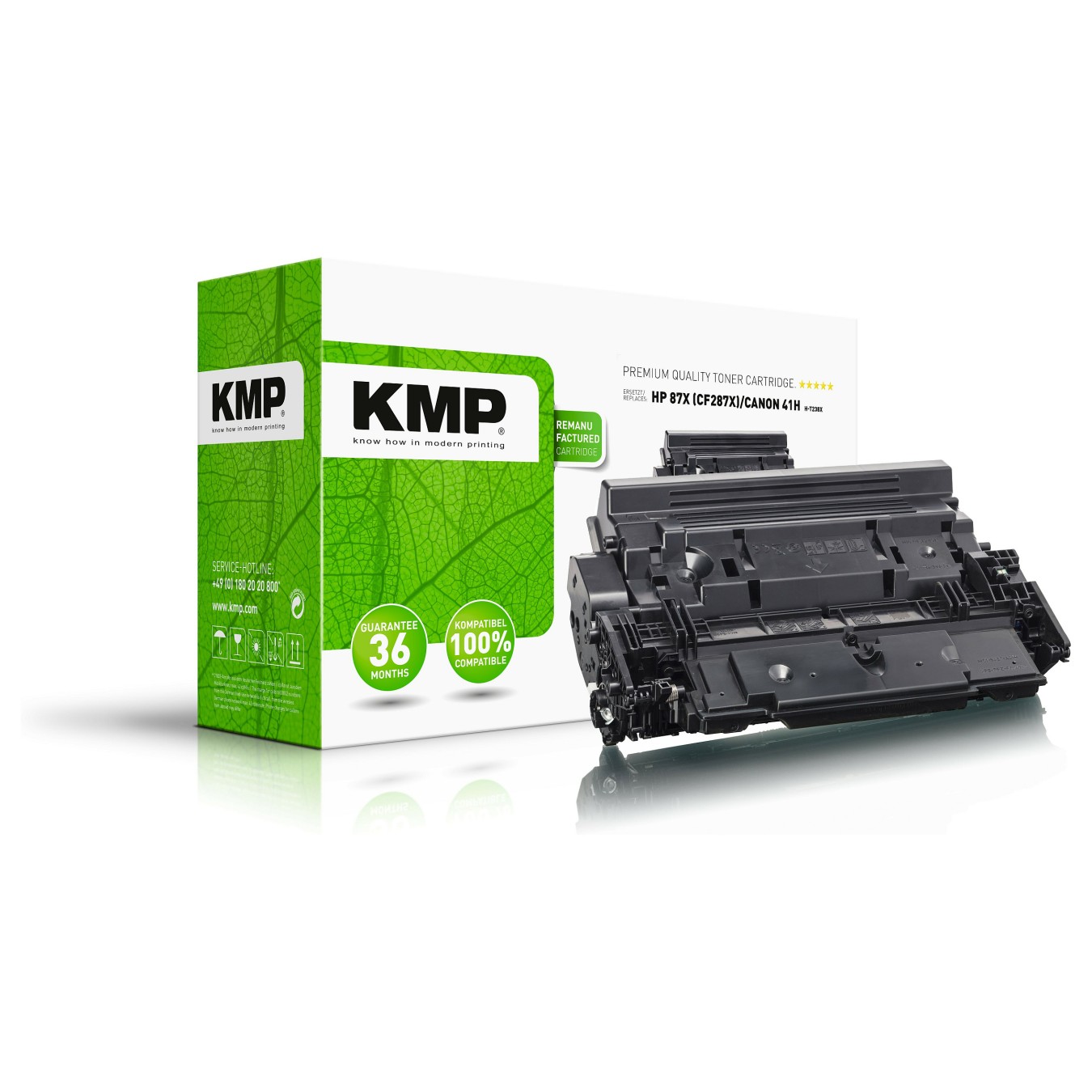 Buy KMP Toner HP CF287X black 18000 S. H-T238X remanufactured in Cyprus, Nicosia, Limassol, Larnaka, Pafos