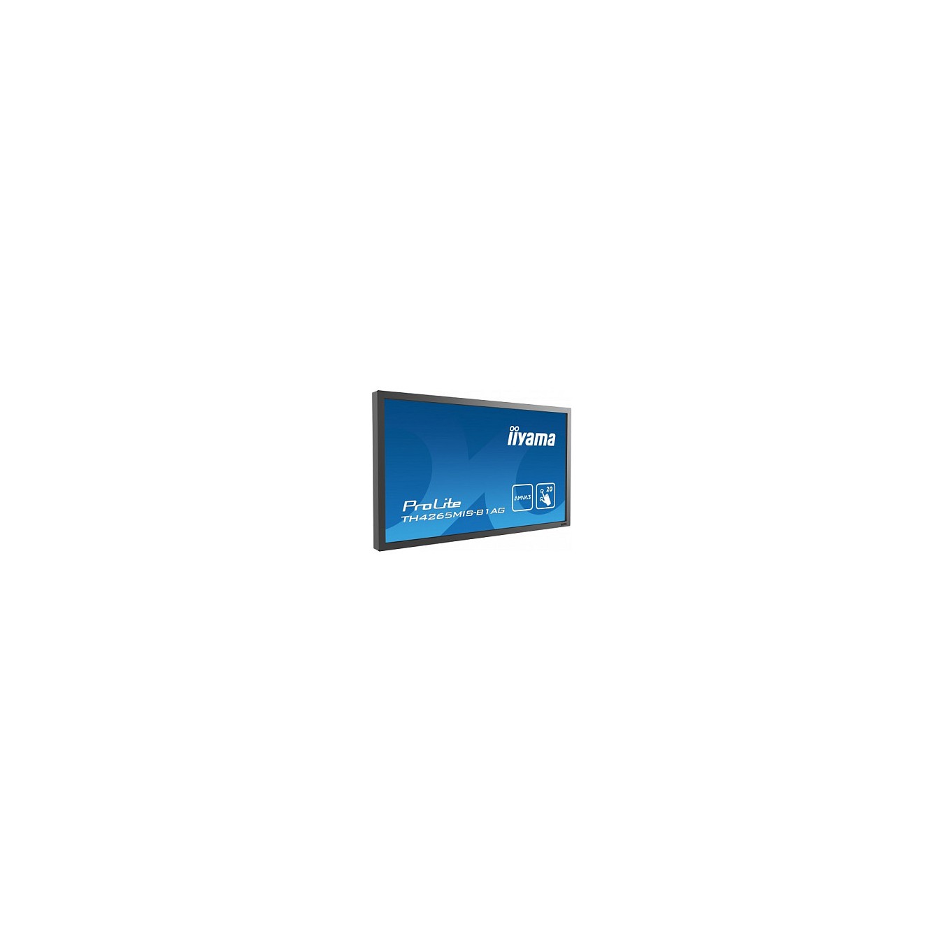 Buy 106,7cm 42'' (1920x1080) iiyama ProLiteTH4265MIS-B1AG 6,5ms 16:9 VGA HDMI Speaker VESA TOUCHSCREEN FULL HD BLACK in Cyprus, 