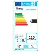 Buy 106,7cm 42'' (1920x1080) iiyama ProLiteTH4265MIS-B1AG 6,5ms 16:9 VGA HDMI Speaker VESA TOUCHSCREEN FULL HD BLACK in Cyprus, 