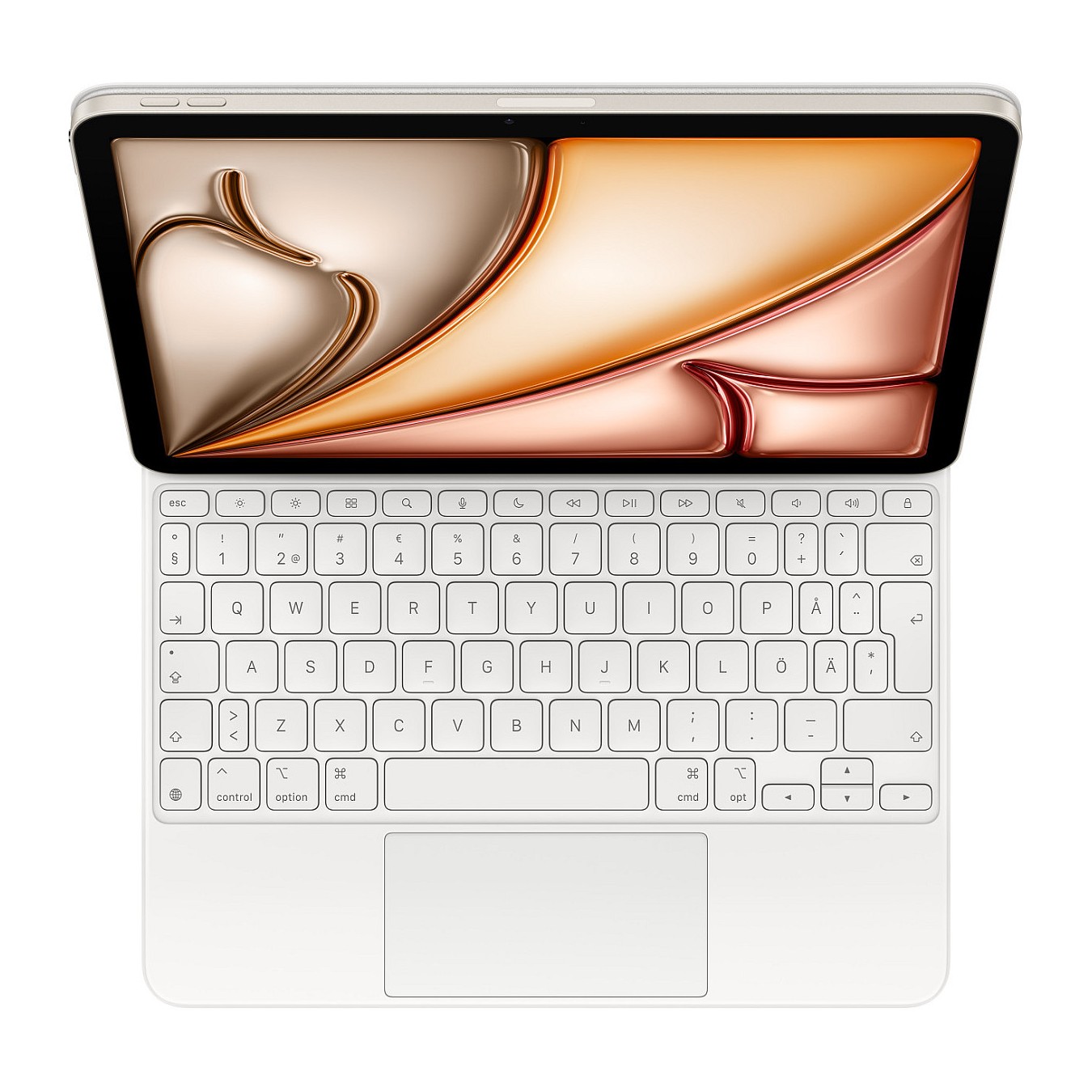 Buy APPLE Magic Keyboard for iPadAir 11-inch M3 - Swedish - White in Cyprus, Nicosia, Limassol, Larnaka, Pafos