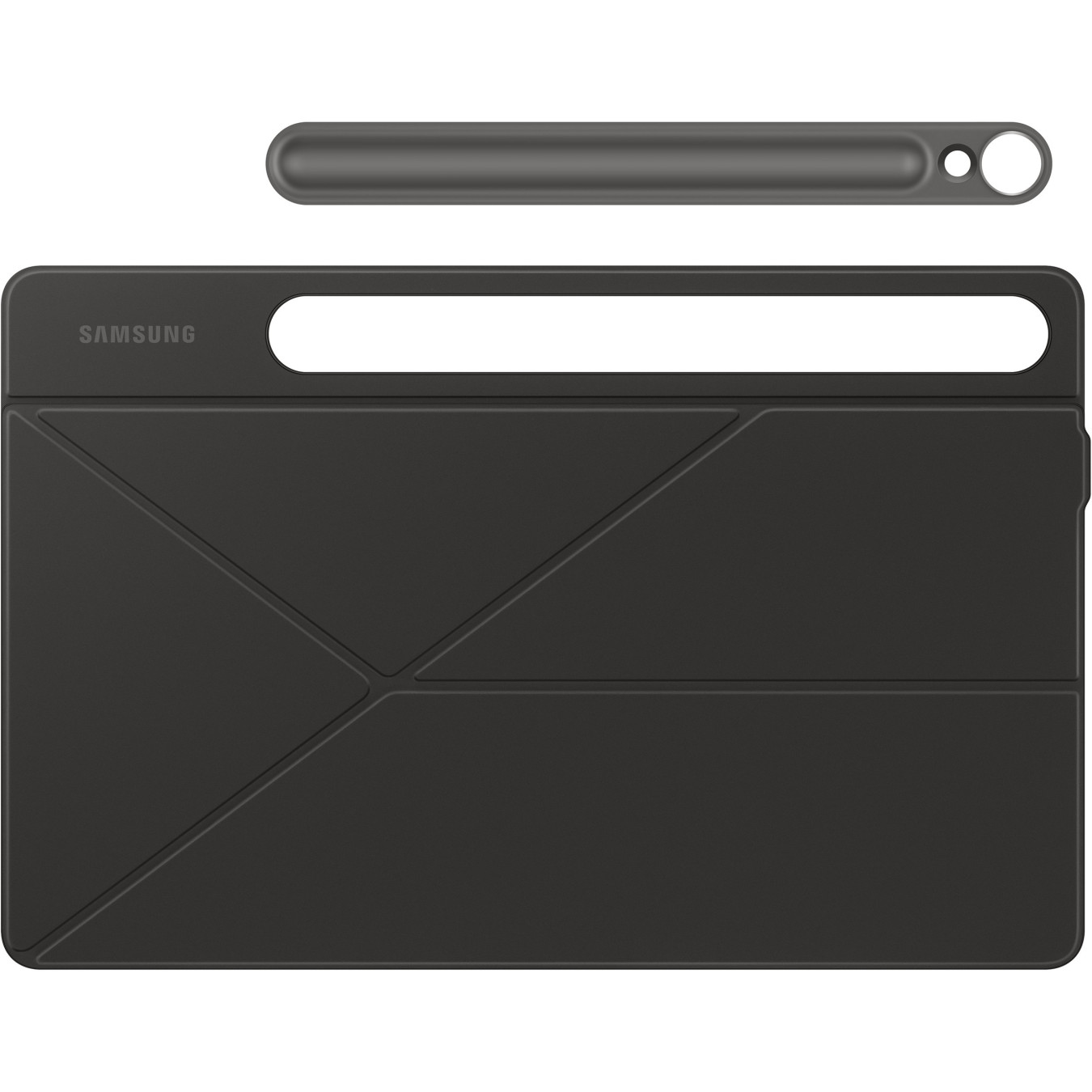 Samsung Galaxy Tab S9 FE Smart Book Cover - EF-BX710PBEGWW - Black, Folio Stand, Scratch & Bump Resistant