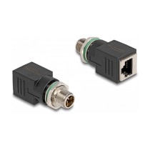 Buy Delock M12 Adapter X-kodiert 8 Pin Stecker zu RJ45 Buchse gerade in Cyprus, Nicosia, Limassol, Larnaka, Pafos