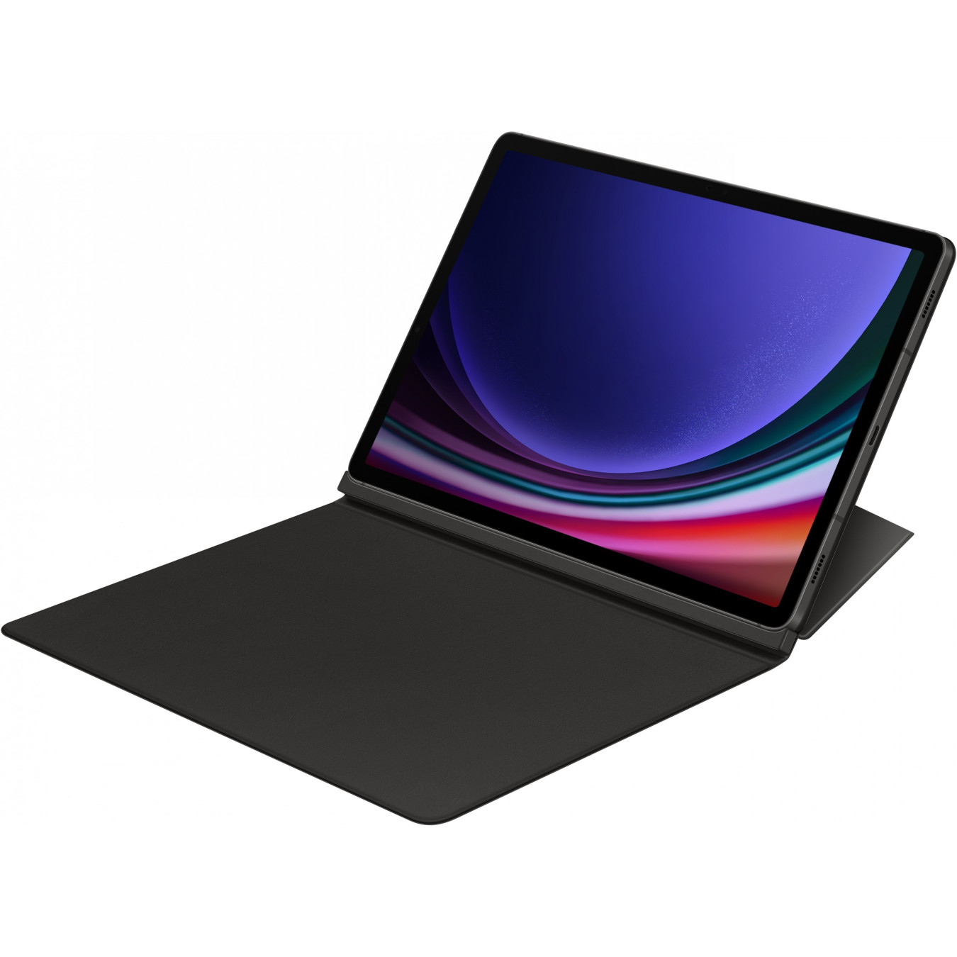 Samsung Galaxy Tab S9 FE Smart Book Cover - EF-BX710PBEGWW - Black, Folio Stand, Scratch & Bump Resistant