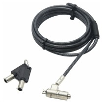 Buy Dicota Security Cable Nano Lock Ultra Slim Keyed 2.5x6 mm slot black in Cyprus, Nicosia, Limassol, Larnaka, Pafos