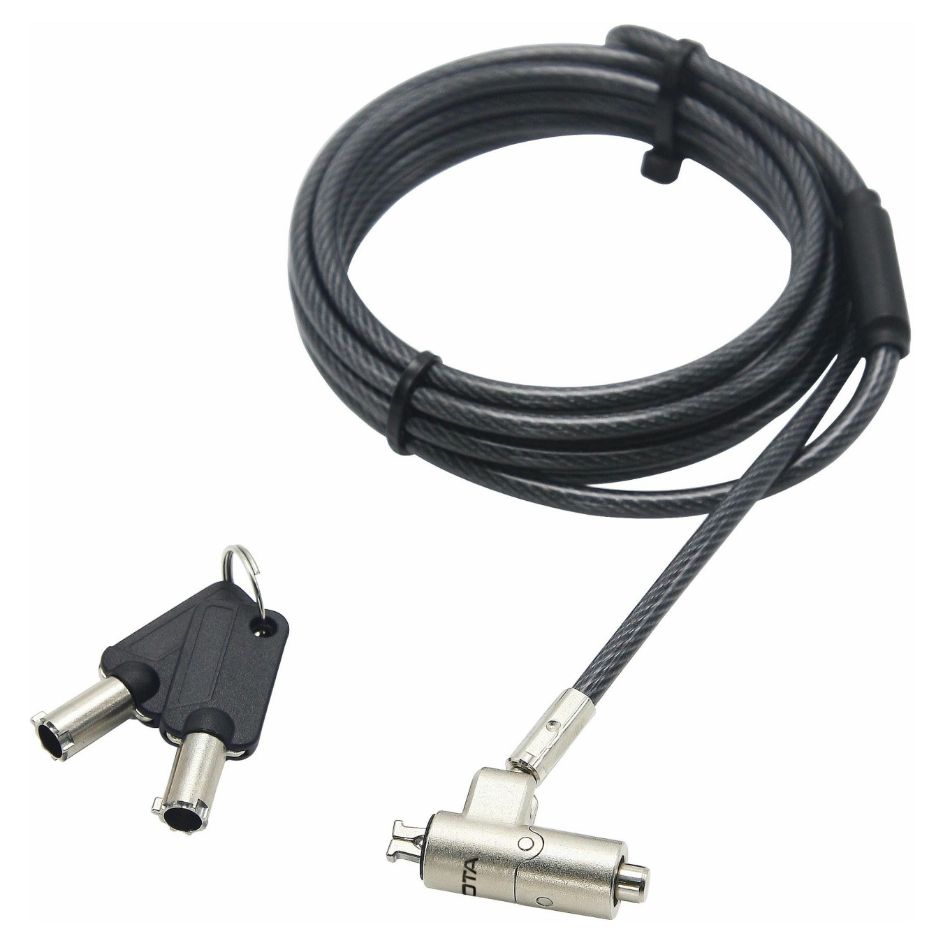 Buy Dicota Security Cable Nano Lock Ultra Slim Keyed 2.5x6 mm slot black in Cyprus, Nicosia, Limassol, Larnaka, Pafos