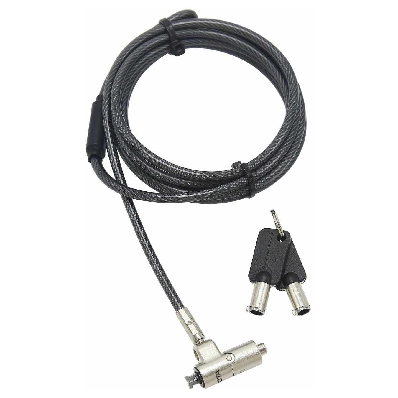 Buy Dicota Security Cable Nano Lock Ultra Slim Keyed 2.5x6 mm slot black in Cyprus, Nicosia, Limassol, Larnaka, Pafos