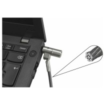 Buy Dicota Security Cable Nano Lock Ultra Slim Keyed 2.5x6 mm slot black in Cyprus, Nicosia, Limassol, Larnaka, Pafos