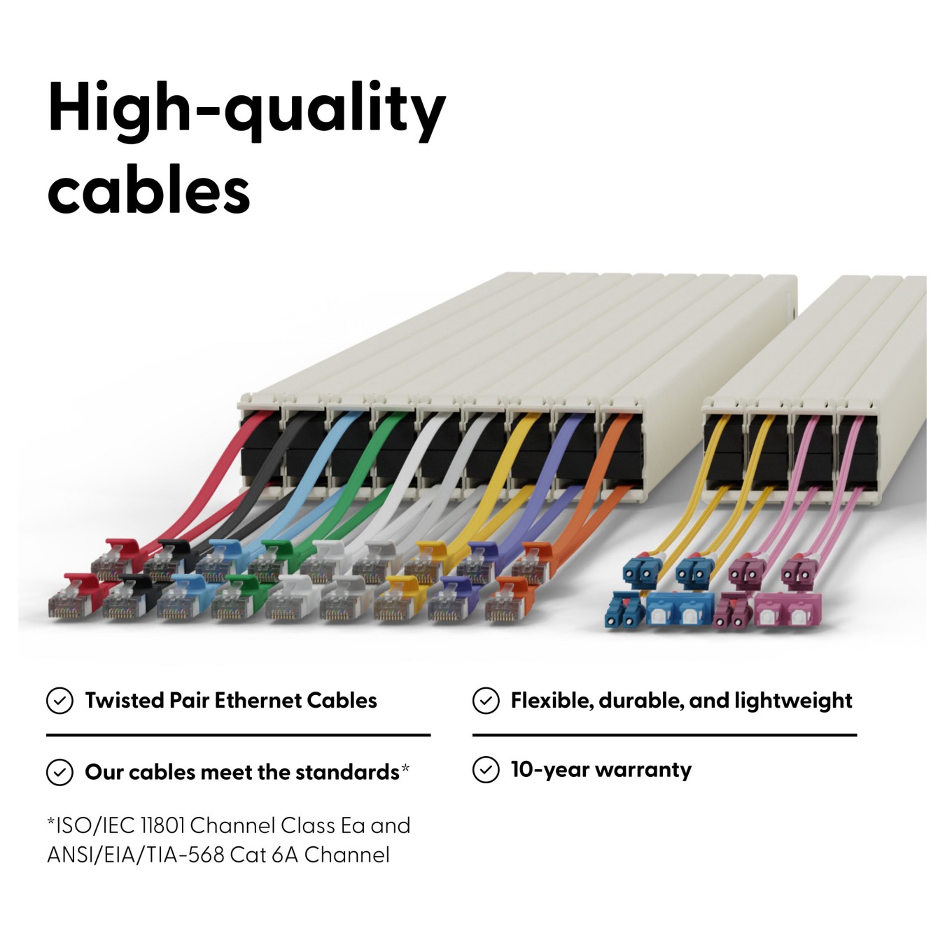 Buy Patchbox patchbox.one Kabeleinzugssystem 30RU UTP (1,8 m) mit 24 Kassetten, Patchkabel Cat. 6a, U UTP, PoE++, Kabel grau in 