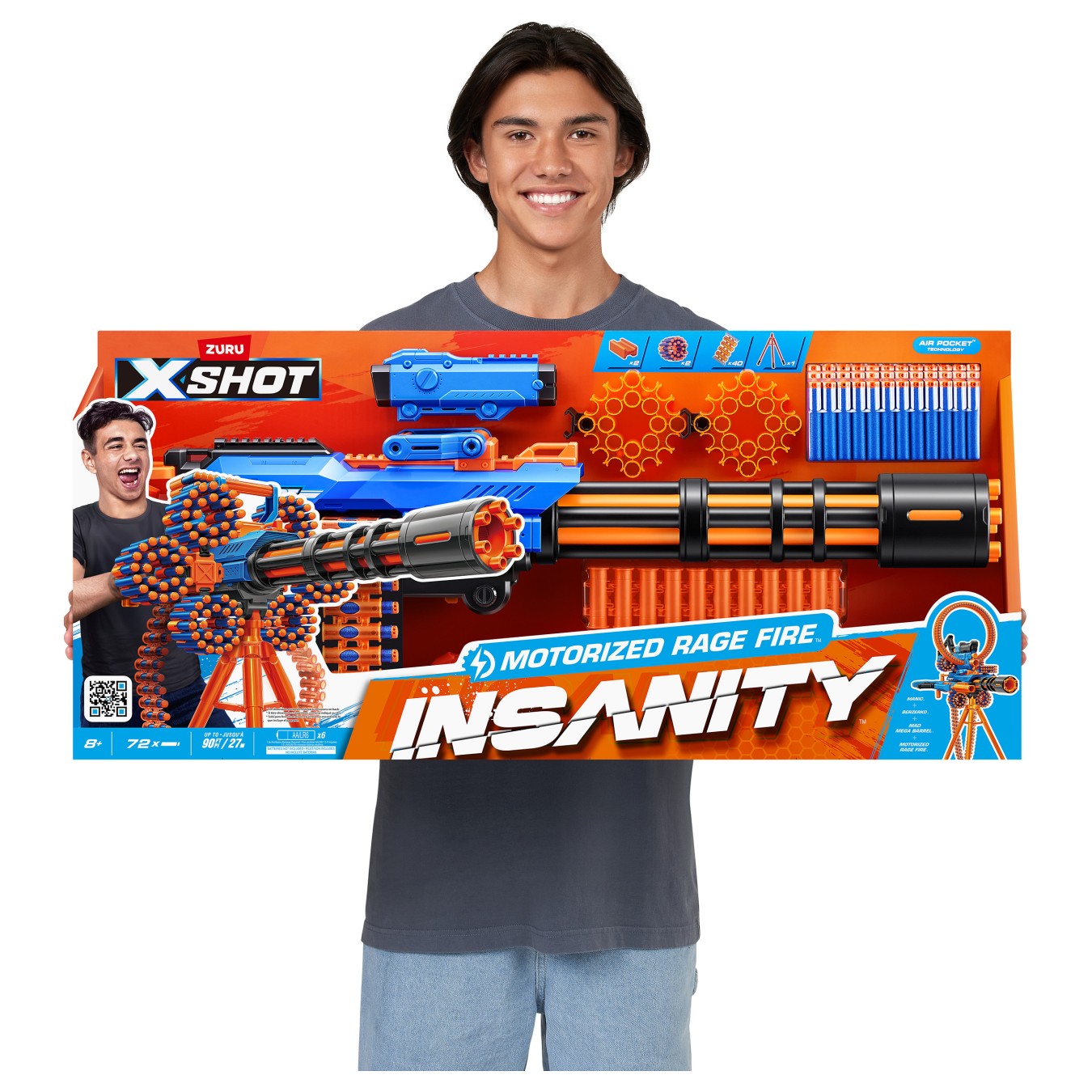 Buy Zuru XSHOT Insanity - Rage Fire inkl. 72 Darts in Cyprus, Nicosia, Limassol, Larnaka, Pafos