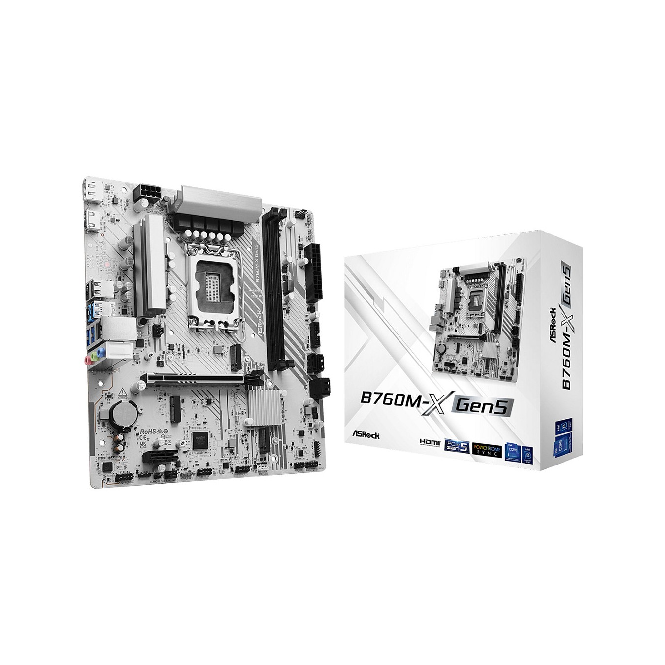 Buy ASROCK B760M-X GEN5 Intel S1700 retail in Cyprus, Nicosia, Limassol, Larnaka, Pafos