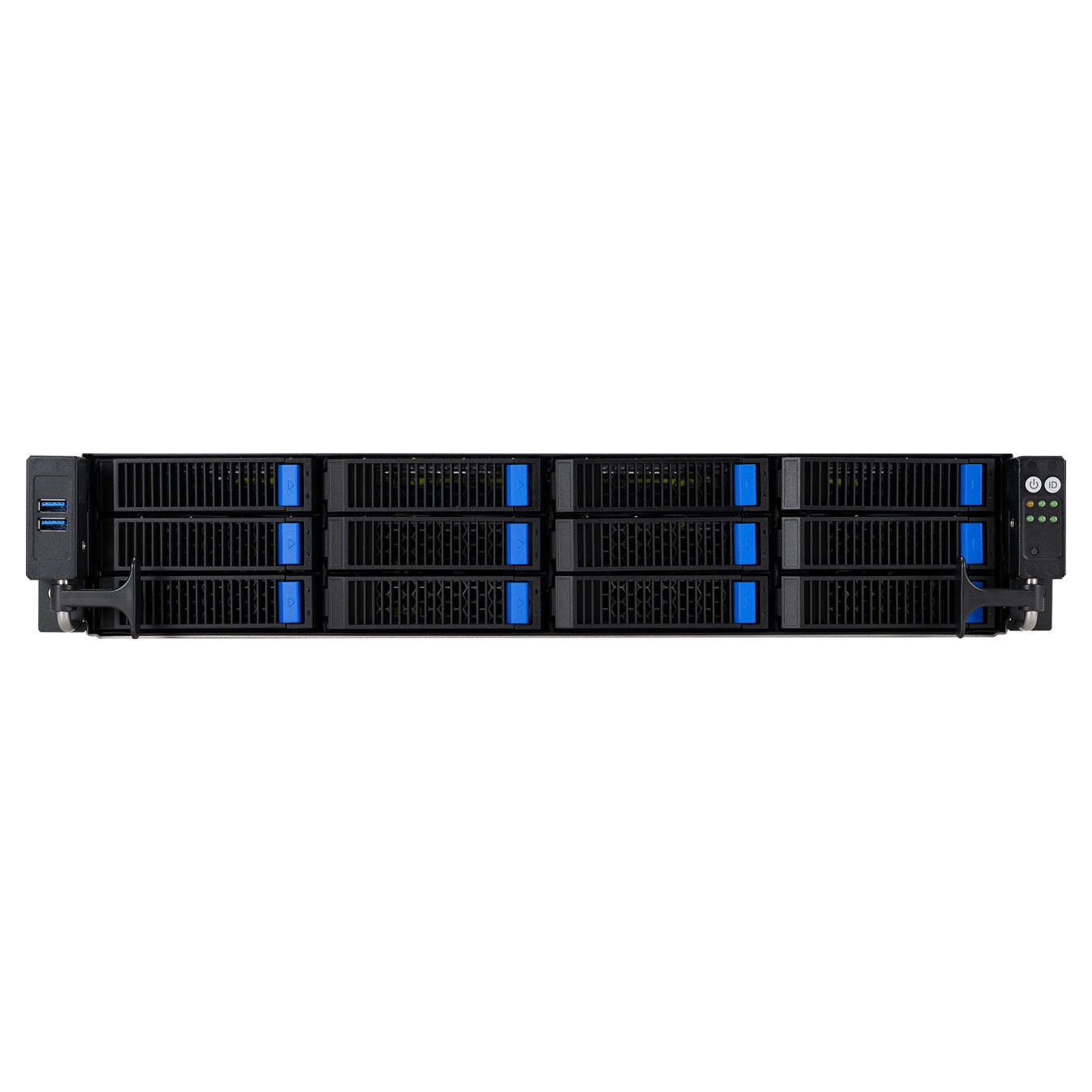 Buy Barebone Server Asus Rack Server RS521A-E12-RS12U 1G 1.6kW 12NVMe FAN RH OCP GPU 2U Single Sockel SP5 90SF03X1-M000C0 in Cyp