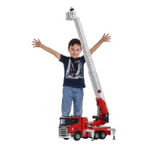 Buy BRUDER Scania Super 560R Feuerwehr mit Drehleiter. Wasserpumpe. Light & Sound in Cyprus, Nicosia, Limassol, Larnaka, Pafos