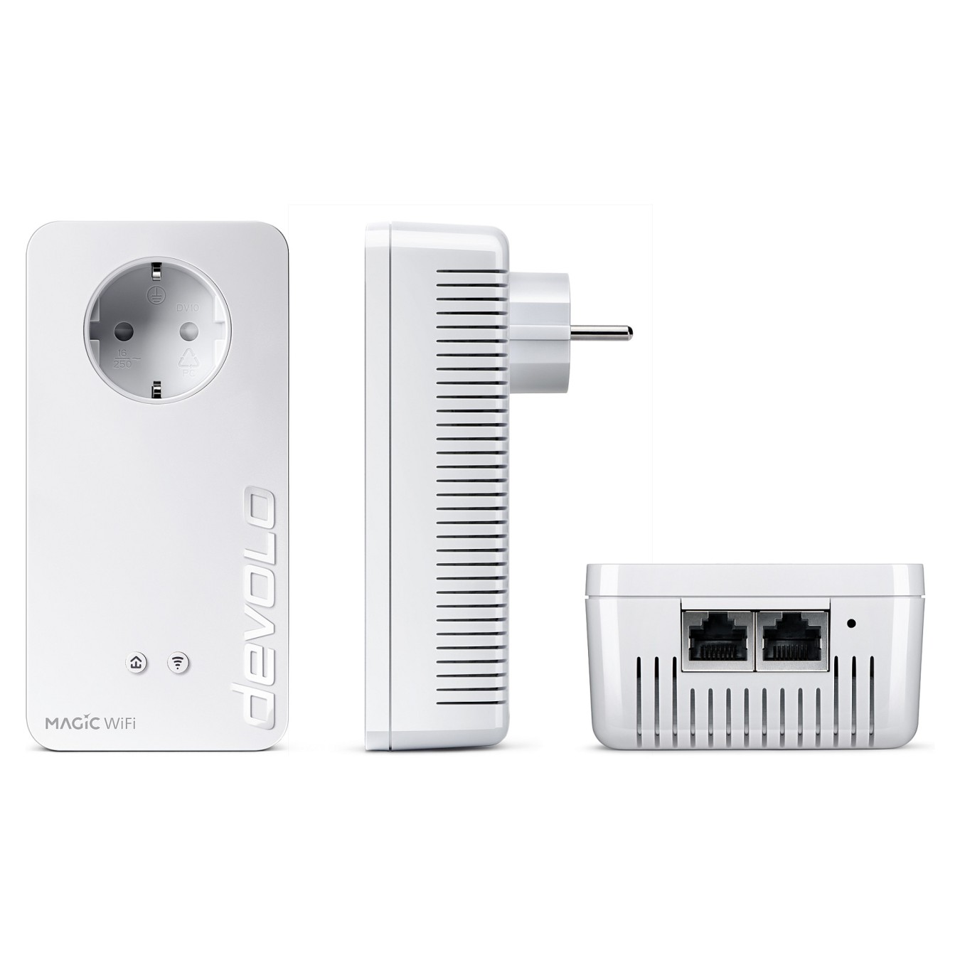 Buy devolo Magic 2 WiFi next Powerline Adapter Powerline bis zu 2.400 Mbit s, WiFi 5 bis zu 1.167 Mbit s, 2x Gigabit LAN in Cypr