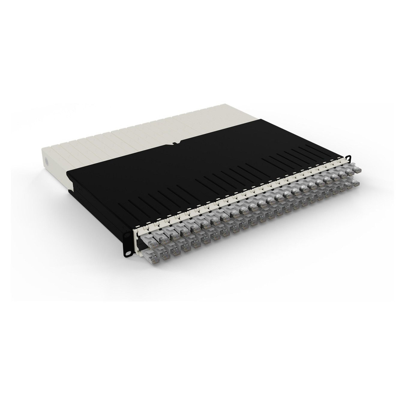 Buy Patchbox patchbox.one Kabeleinzugssystem 8RU STP (0.8 m) mit 24 Kassetten. Patchkabel Cat. 6a. U FTP. PoE. Kabel grau in Cyp