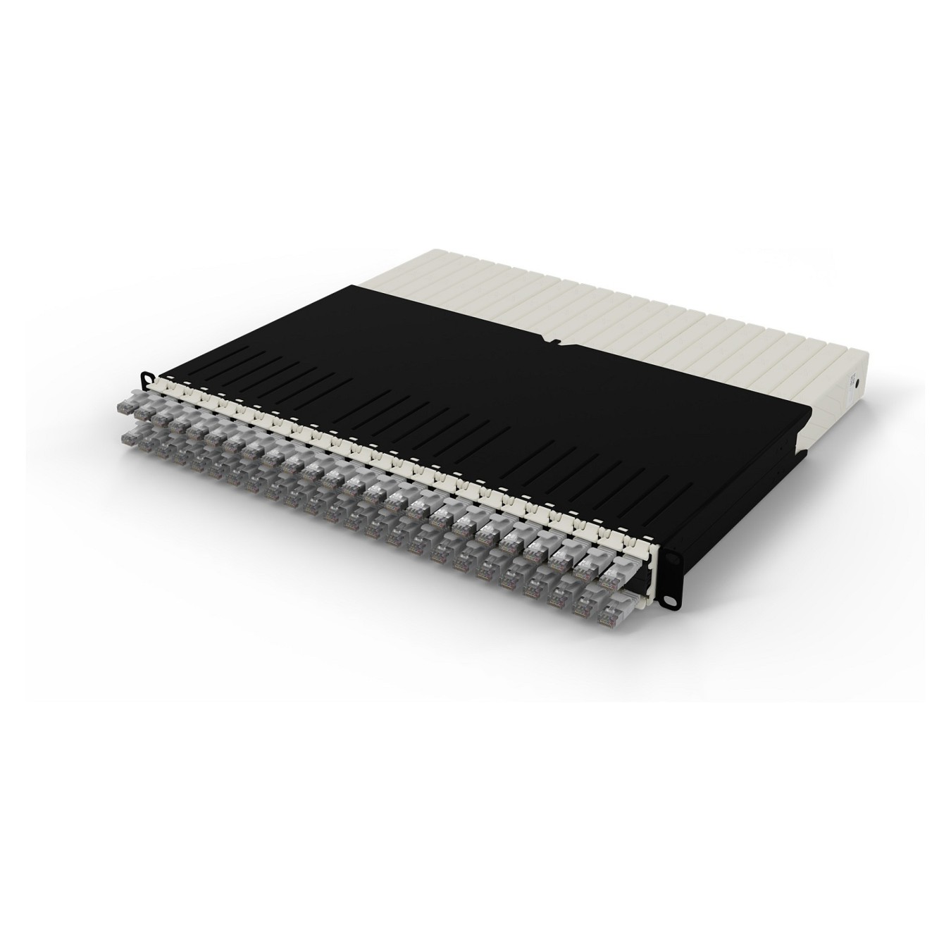 Buy Patchbox patchbox.one Kabeleinzugssystem 8RU STP (0.8 m) mit 24 Kassetten. Patchkabel Cat. 6a. U FTP. PoE. Kabel grau in Cyp
