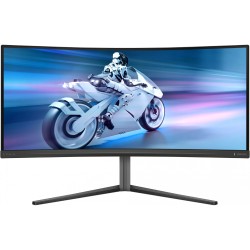 Philips Evnia 34M2C6500 - 34" WQHD Curved QD-OLED Monitor, 175Hz, 0.03ms, Grey (Boxed) — Buy in Cyprus with Fast Delivery