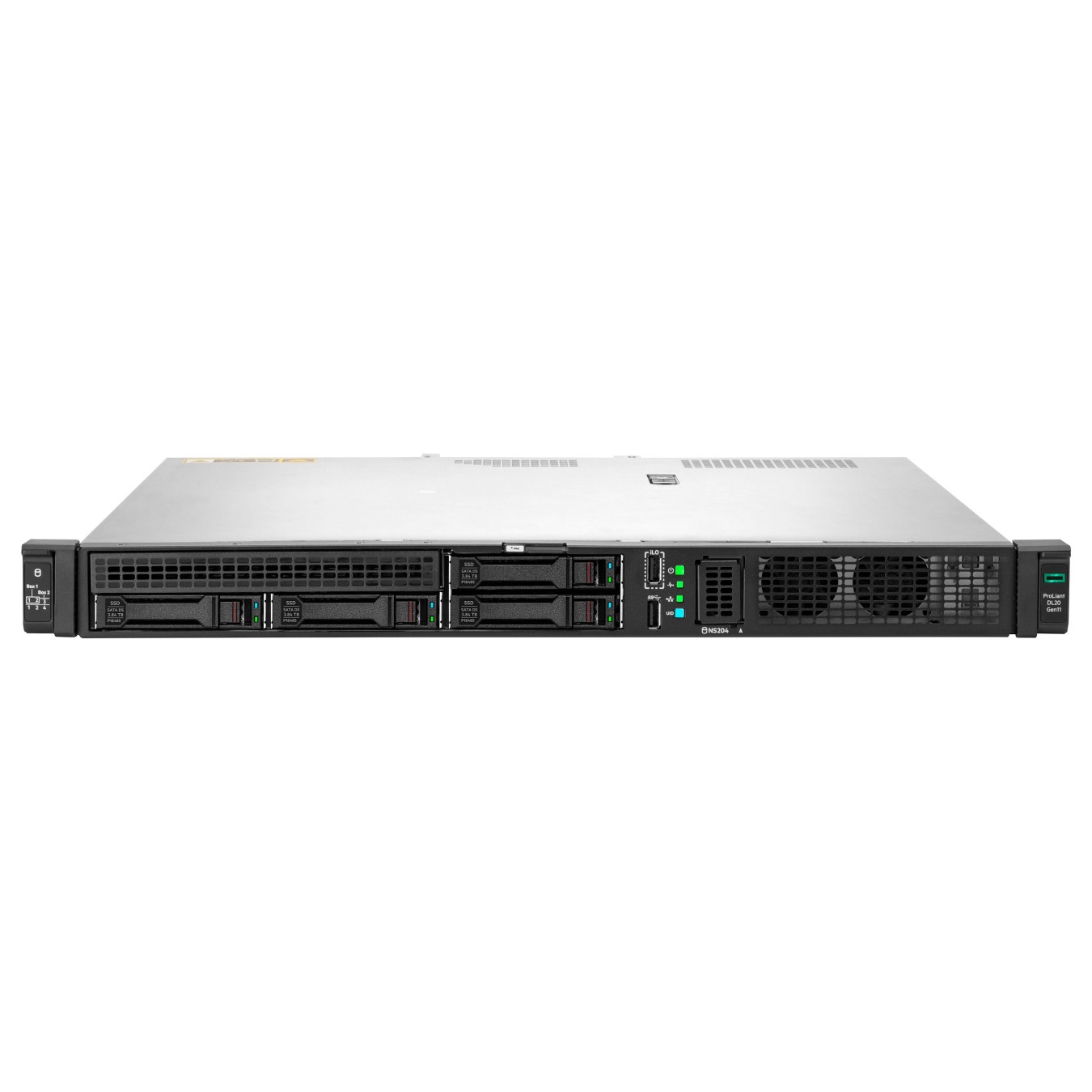 Buy Server HPE ProLiant DL20 Gen11 1HE Xeon-E 6333P 6-Core 3.1GHz 1x32GB-U 4xSFF Hot Plug 2x480GB SSD 1000W in Cyprus, Nicosia, 