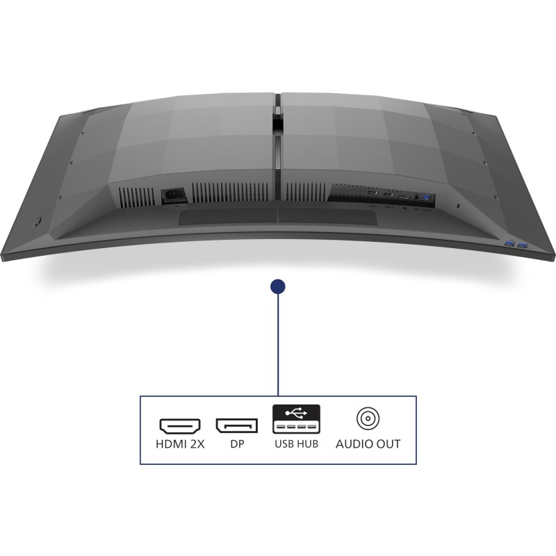Buy Philips Evnia 34M2C6500 - 34" WQHD Curved QD-OLED Monitor, 175Hz, 0.03ms, Grey in Cyprus, Nicosia, Limassol, Larnaka, Pafos