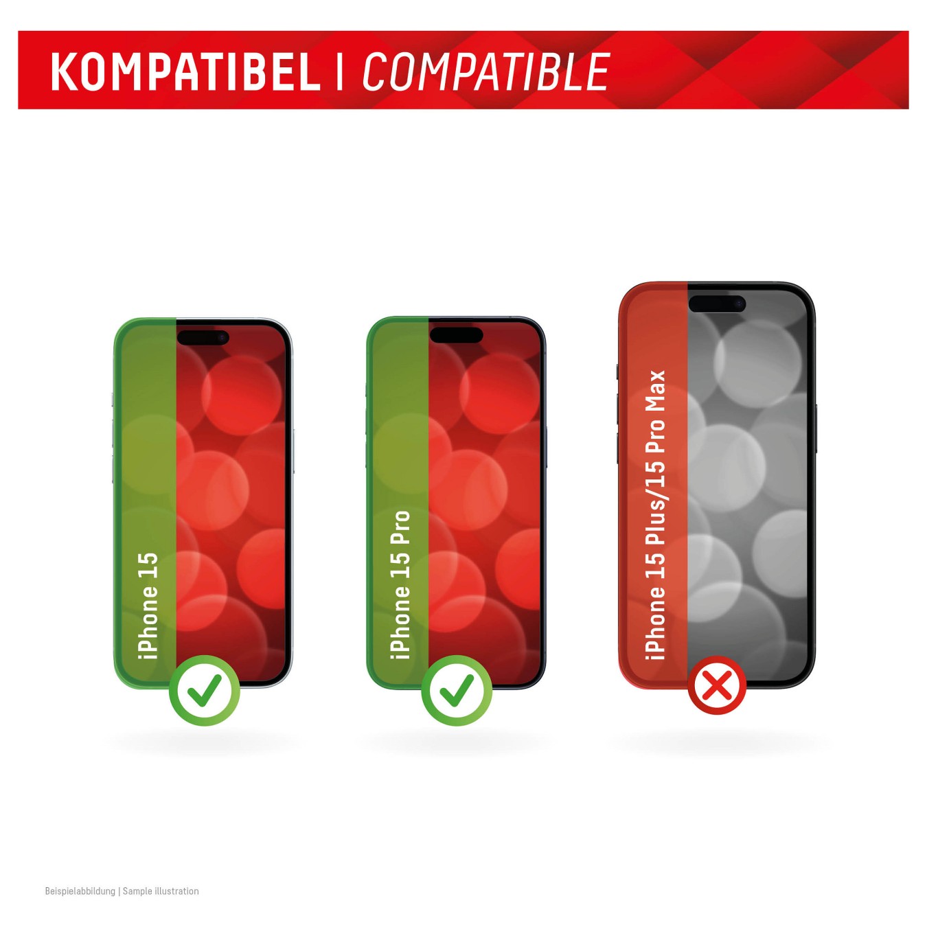 Buy Displex Full Cover Schutzglas für Iphone 15 15 Pro in Cyprus, Nicosia, Limassol, Larnaka, Pafos