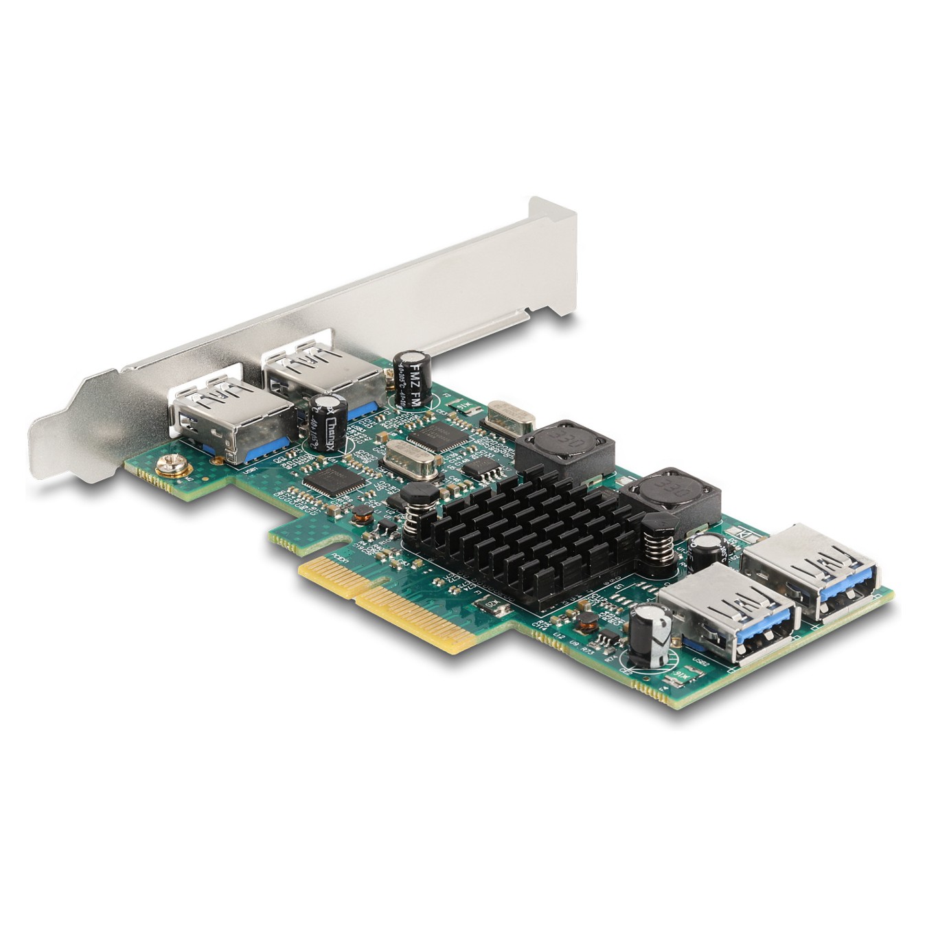 Buy PCI Express x4 Karte zu 2 x extern USB 5 Gbps Typ-A + 2 x intern USB 5 Gbps Typ-A Dual Channel - Low Profile Formfaktor in C