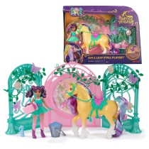 Buy Spinmaster Unicorn Academy - Ava & Einhorn Leaf Stall Spielset mit Farbwechseleffekt in Cyprus, Nicosia, Limassol, Larnaka, 