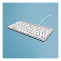Buy R-Go Compact Break ergonomische Tastatur QWERTZ (DE), verkabelt, weiß in Cyprus, Nicosia, Limassol, Larnaka, Pafos