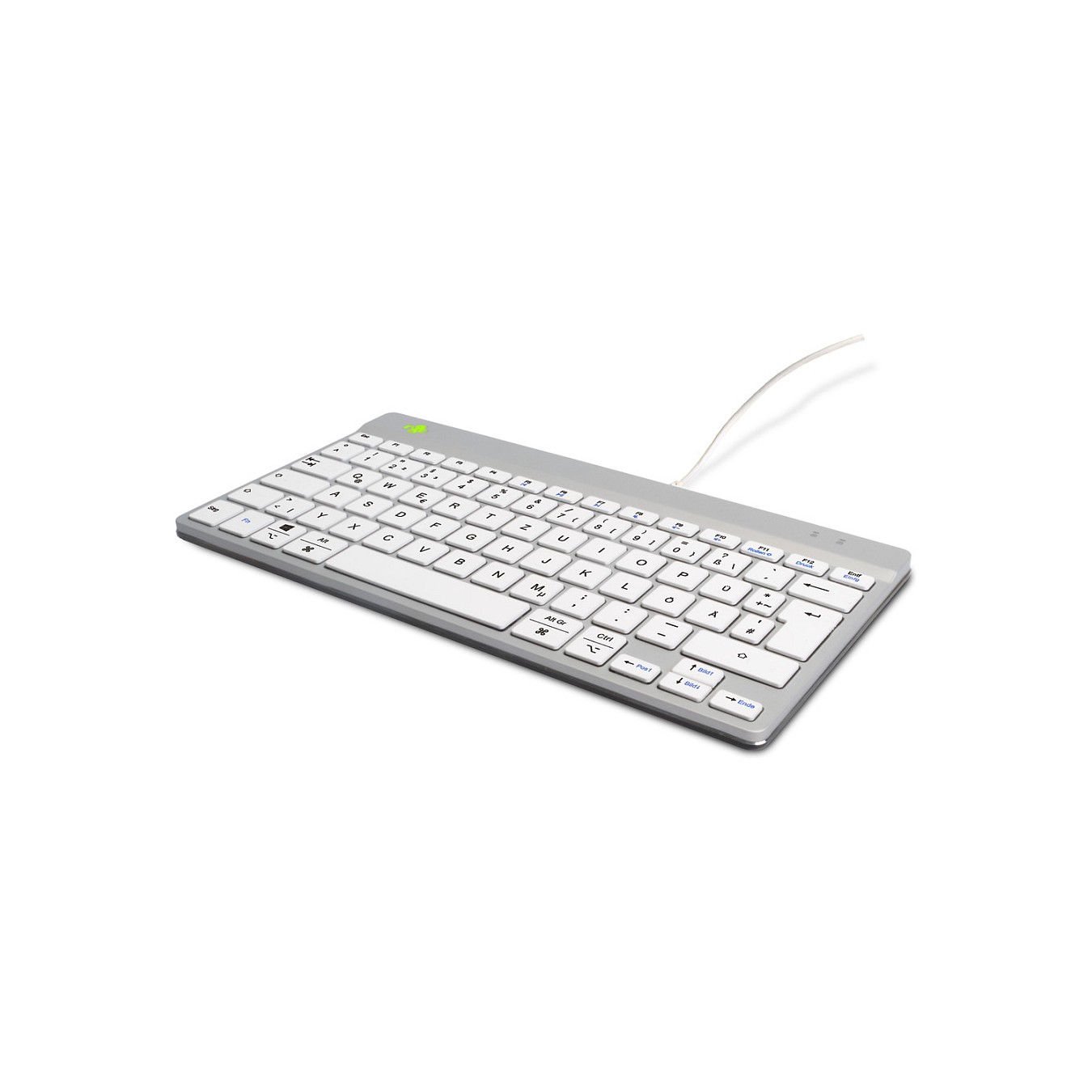Buy R-Go Compact Break ergonomische Tastatur QWERTZ (DE), verkabelt, weiß in Cyprus, Nicosia, Limassol, Larnaka, Pafos